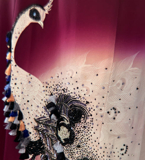 Long Peacock Kimono